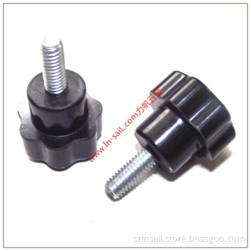 Plastic Star Knob with Threaded Stud